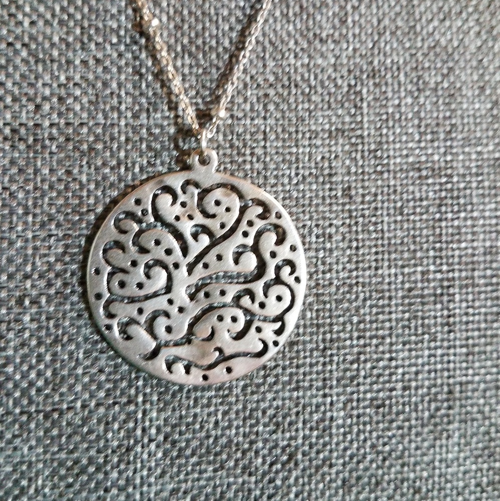 Silpada N2328 Sterling silver filigree necklace